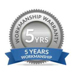 5 Year Labor Warranty