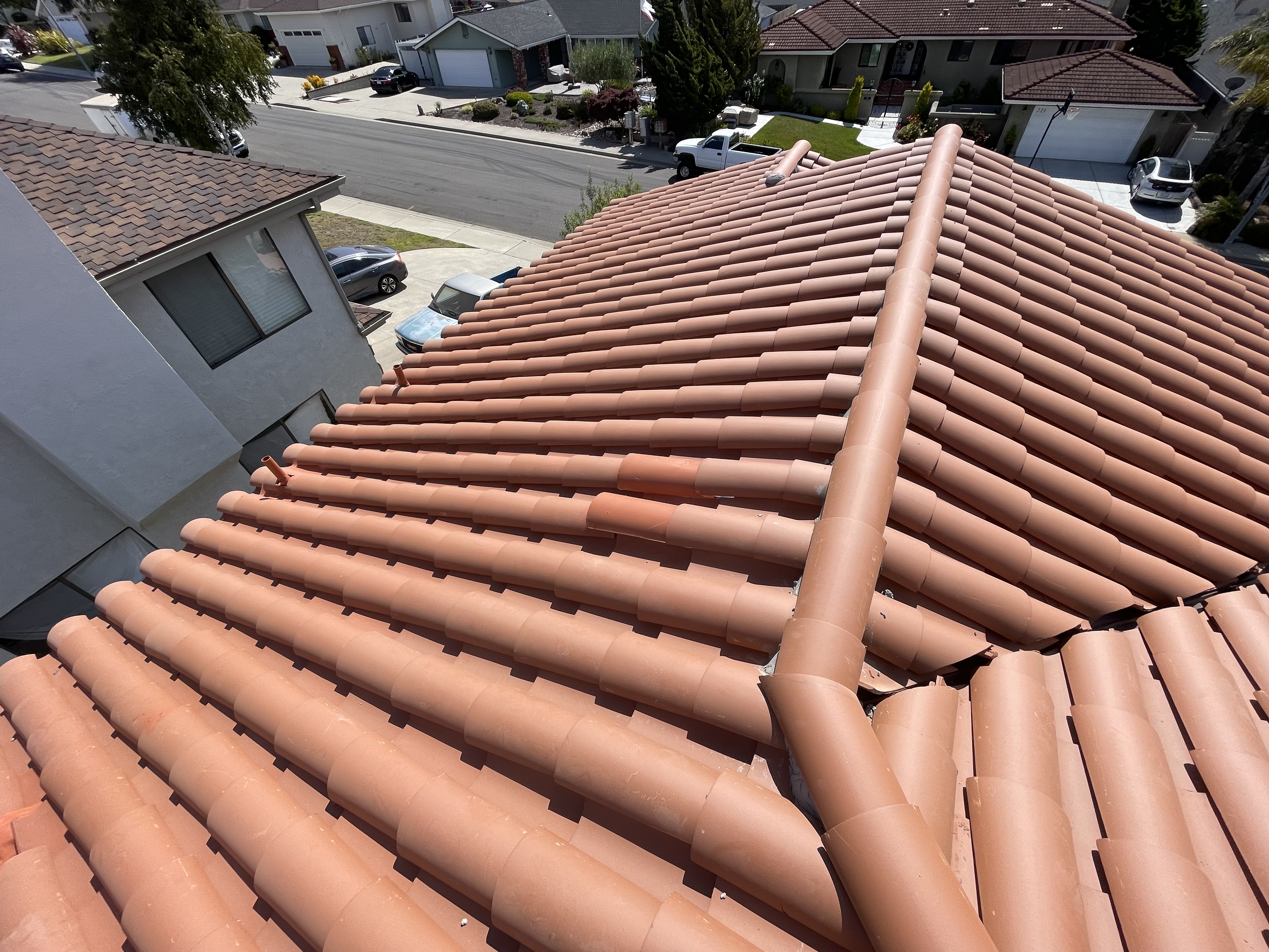 After 1: Tile Reroof roofing project in Pismo, CA (2025)