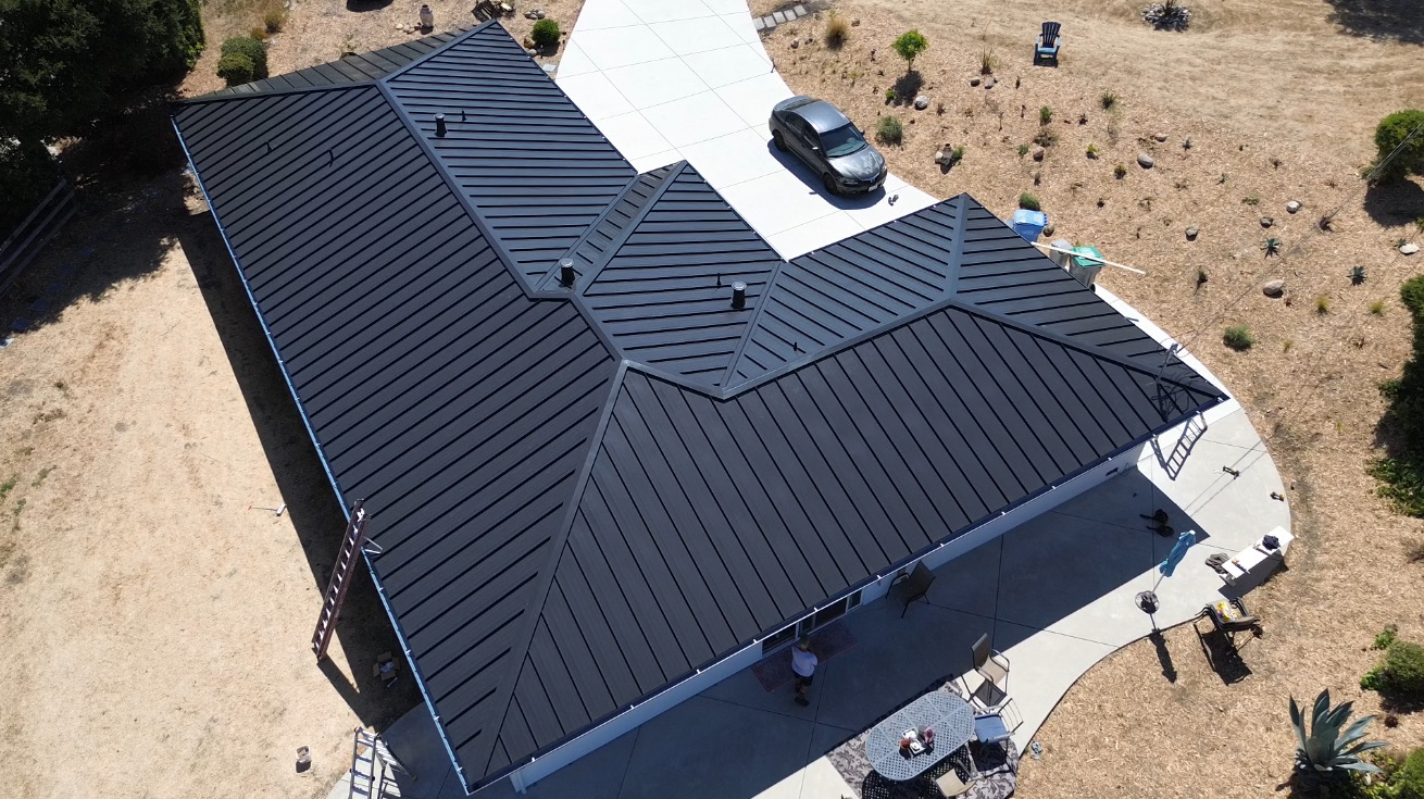 After 1: Standing Seam Metal Roof roofing project in San Luis, CA (2025)