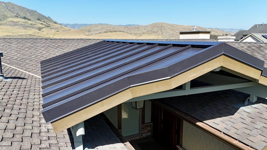 After 2: Metal Accent Roof roofing project in San Luis Obispo, CA (2026)