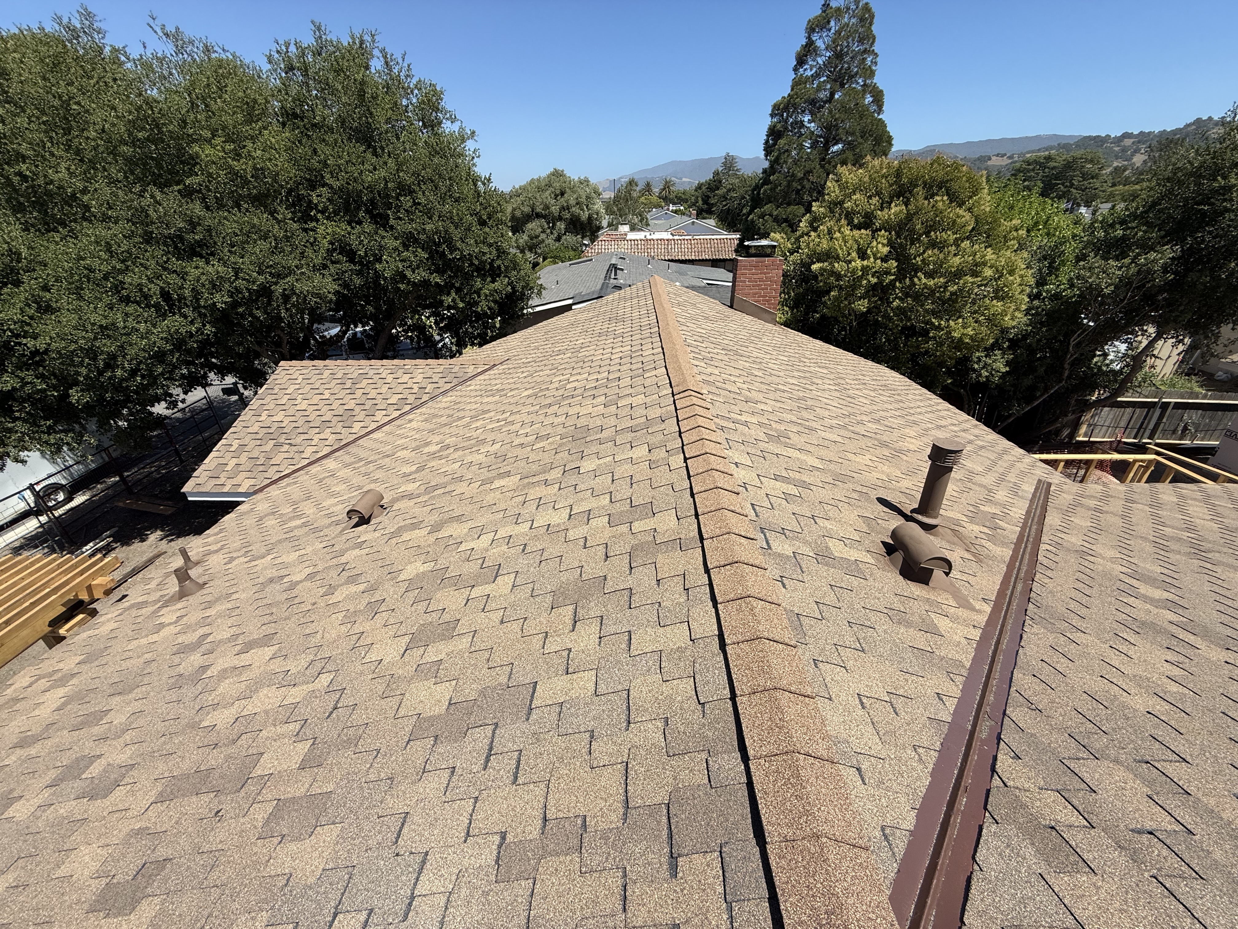 After 2: Shingle GAF roofing project in Santa Ynez, CA (2024)