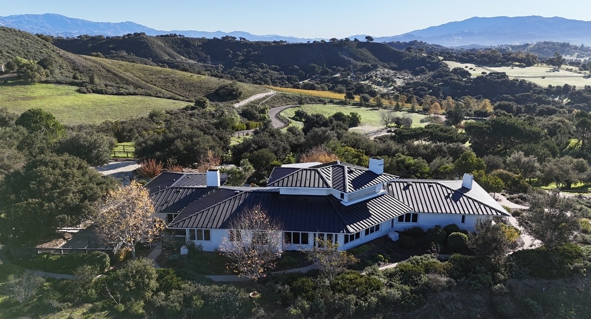 After 2: Metal Reroof roofing project in Solvang, CA (2025)
