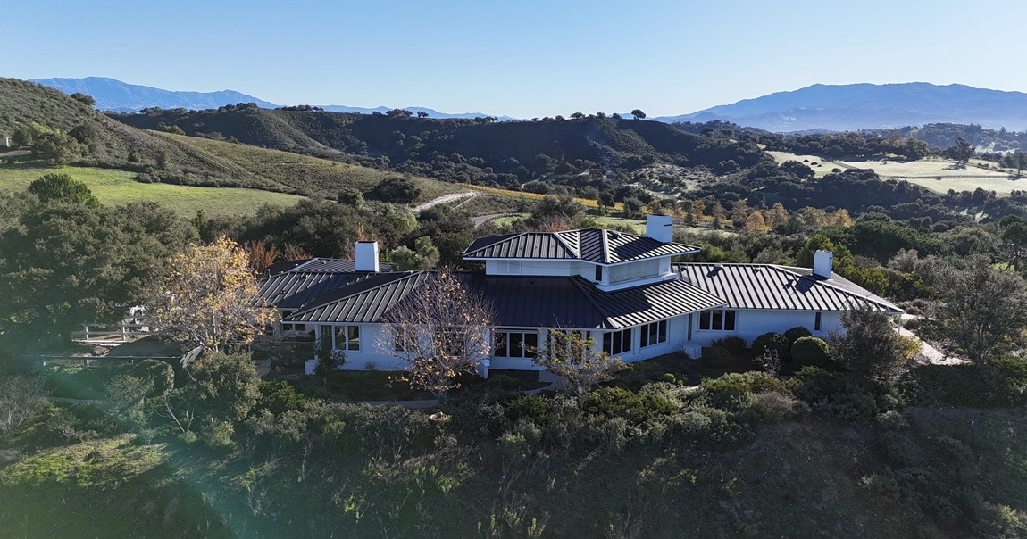After 3: Metal Reroof roofing project in Solvang, CA (2025)